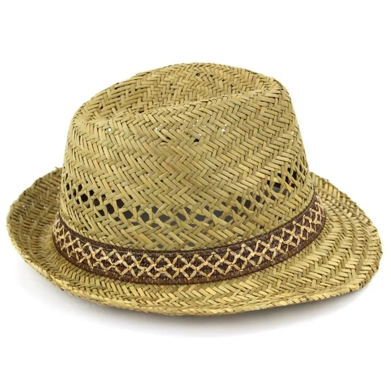 Straw Trilby Hat