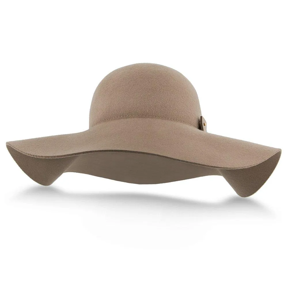 Sundial - Walrus Hats Grey Wool Felt Wide Brim Foldable Hat - H7011