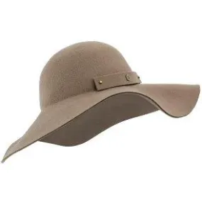 Sundial - Walrus Hats Grey Wool Felt Wide Brim Foldable Hat - H7011