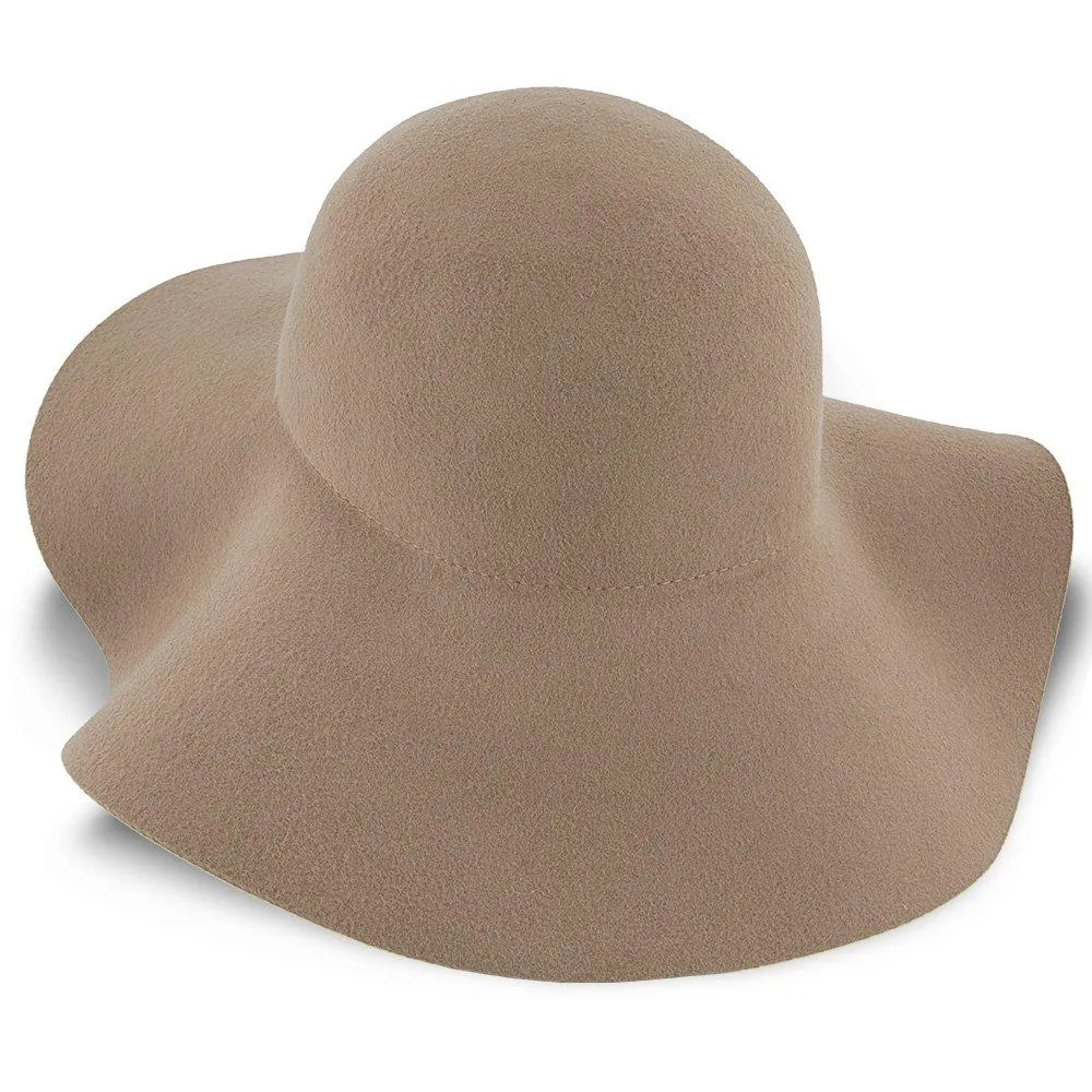 Sundial - Walrus Hats Grey Wool Felt Wide Brim Foldable Hat - H7011