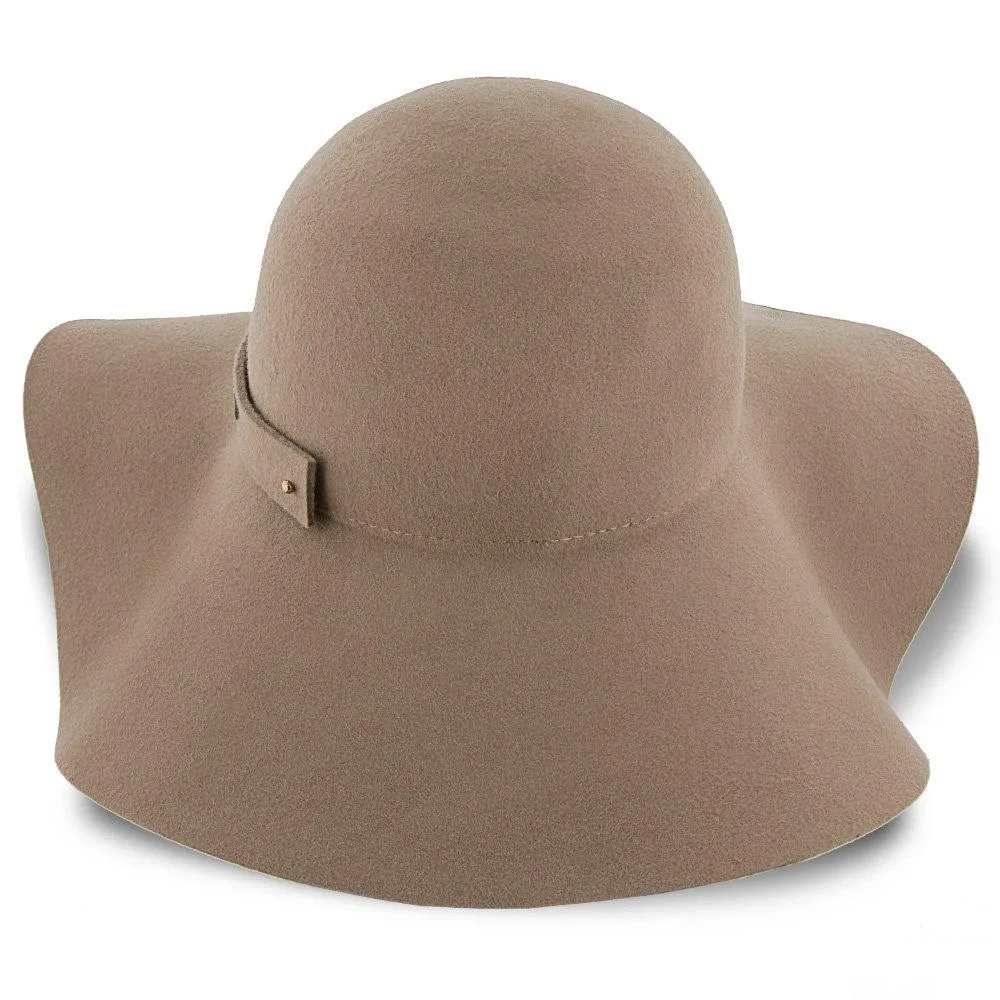 Sundial - Walrus Hats Grey Wool Felt Wide Brim Foldable Hat - H7011