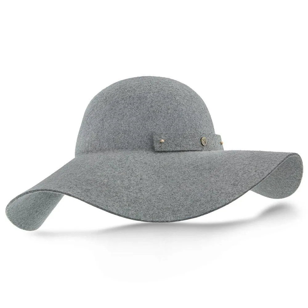 Sundial - Walrus Hats Grey Wool Felt Wide Brim Foldable Hat - H7011