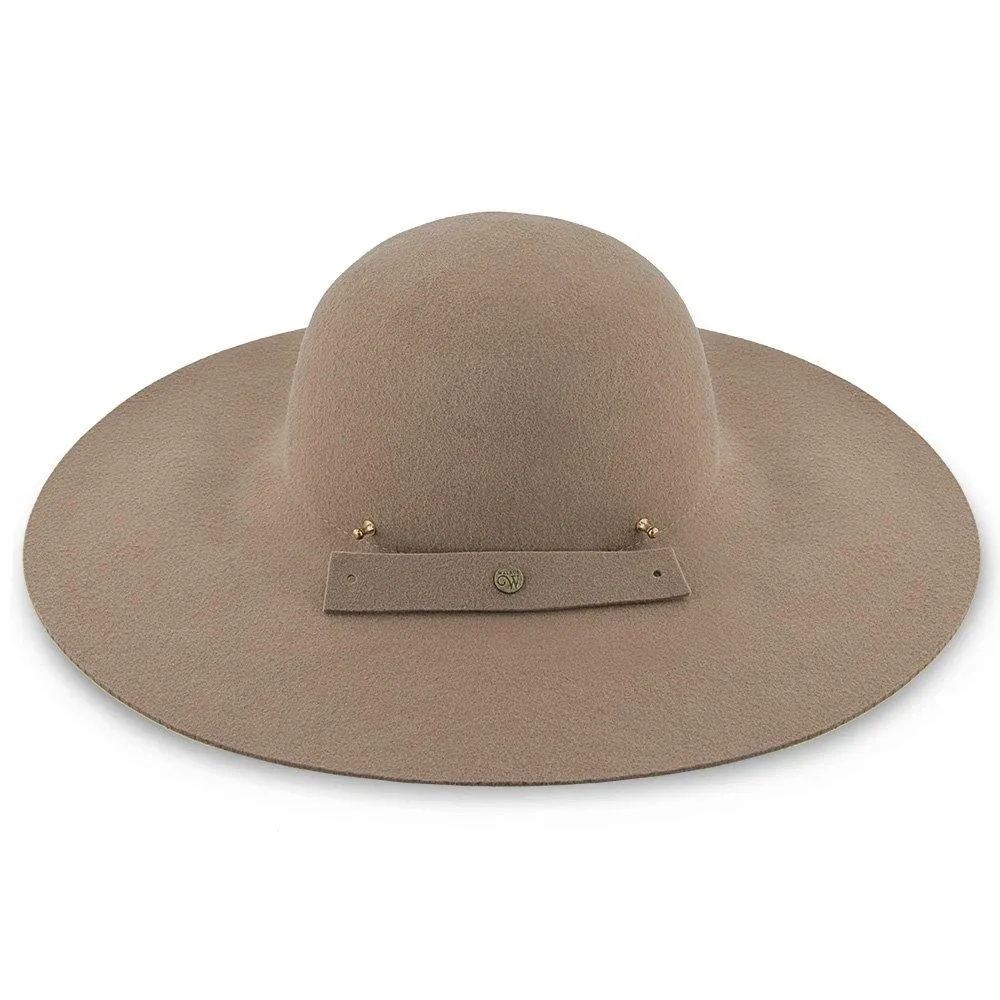 Sundial - Walrus Hats Grey Wool Felt Wide Brim Foldable Hat - H7011