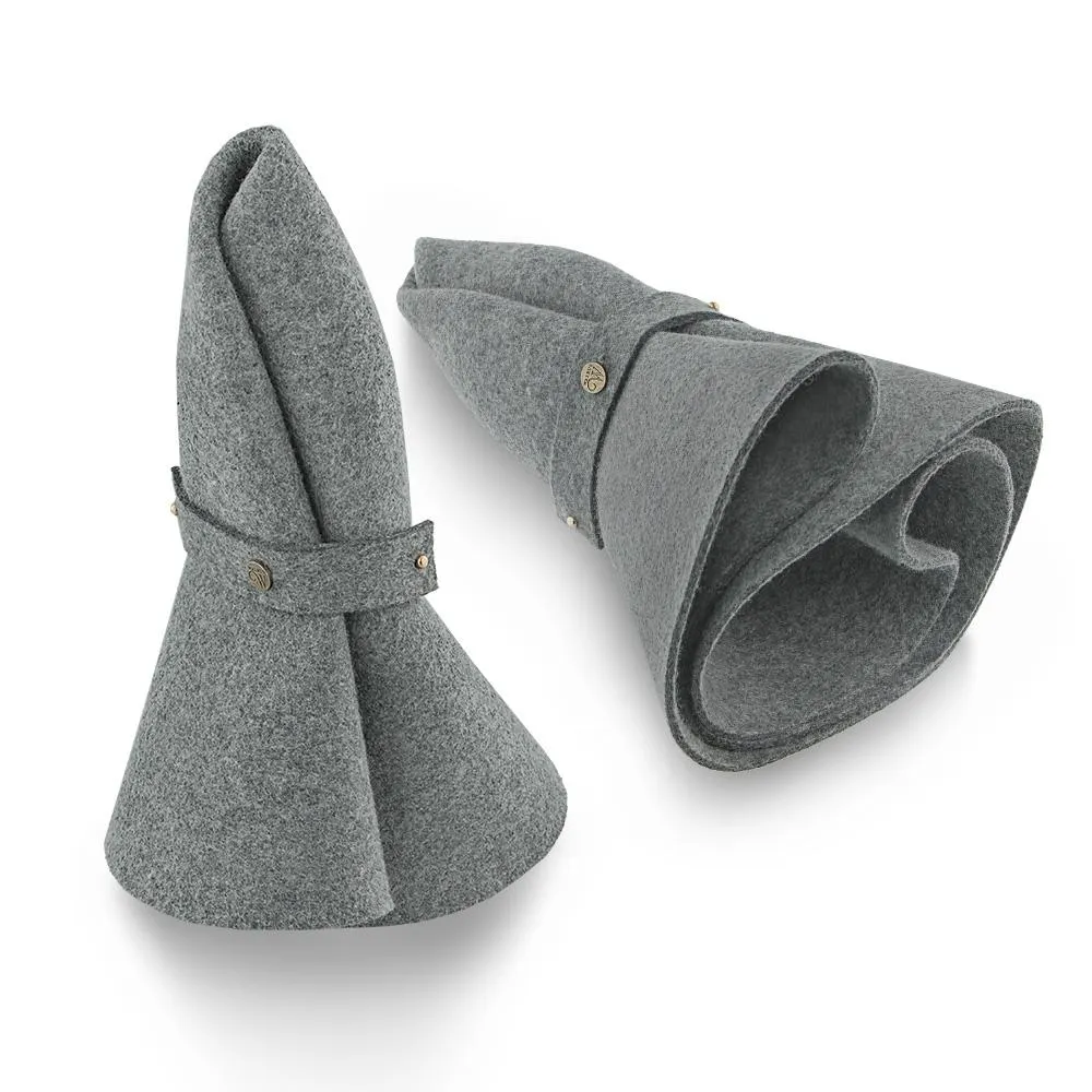 Sundial - Walrus Hats Grey Wool Felt Wide Brim Foldable Hat - H7011