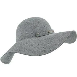 Sundial - Walrus Hats Grey Wool Felt Wide Brim Foldable Hat - H7011