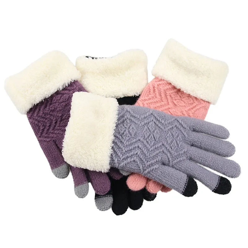 Thermal Fleece Touchscreen Gloves