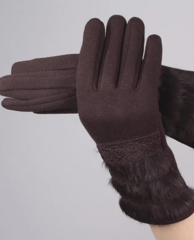 Vintage thermal Cotton gloves