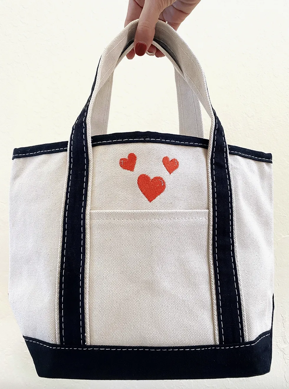 Wild At Heart Mini Canvas Tote