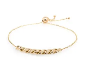 Zoe Chicco Curb Chain Bolo Bracelet